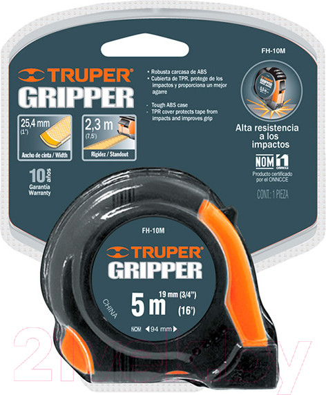 Изображение товара Рулетка Truper FH-3ME (15387)