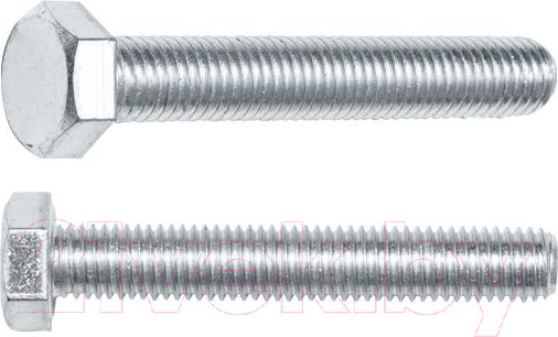Изображение товара Болт Starfix Шестигранный М24х70 DIN 933 прочность 5.8 / SM-31523-20 (20кг, оцинкованный)