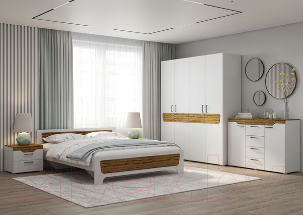 Изображение товара Тумба Горизонт Мебель Милана (белый/сосна гранд)