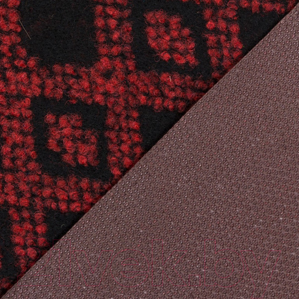 Изображение товара Коврик грязезащитный SunStep Fusion 50x80 / 37-112 (красный/черный)