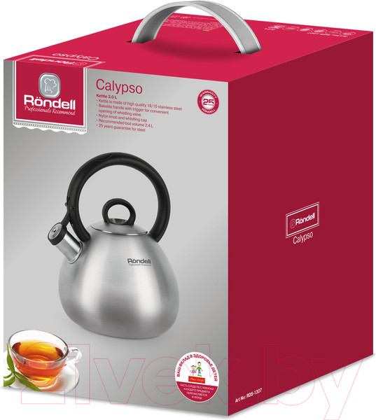Изображение товара Чайник со свистком Rondell Calypso RDS-1307