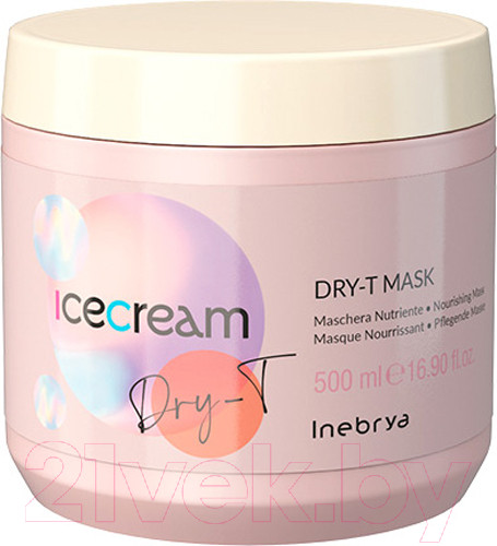 Изображение товара Маска для волос Inebrya Питательная для увлажнения и восстан. сухих и пористых волос (500мл)