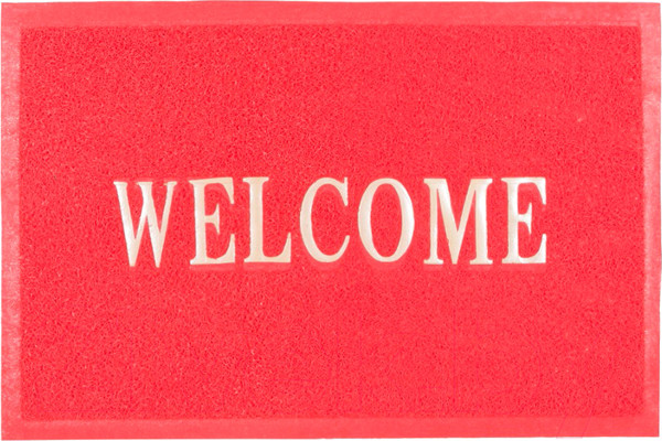Изображение товара Коврик грязезащитный SunStep Spongy Welcome 40x60 / 38-434 (красный)