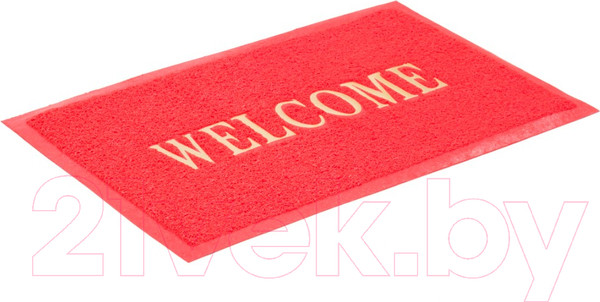 Изображение товара Коврик грязезащитный SunStep Spongy Welcome 40x60 / 38-434 (красный)