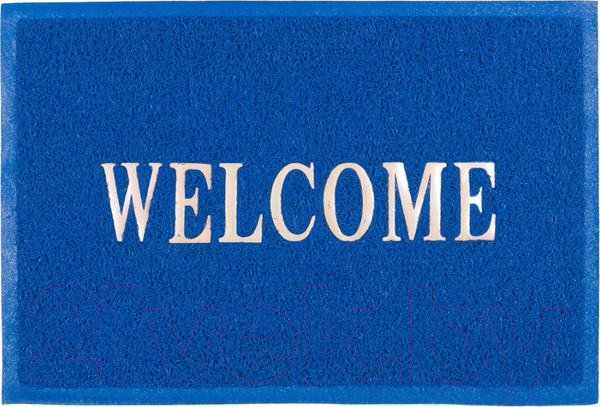Изображение товара Коврик грязезащитный SunStep Spongy Welcome 40x60 / 38-436 (синий)