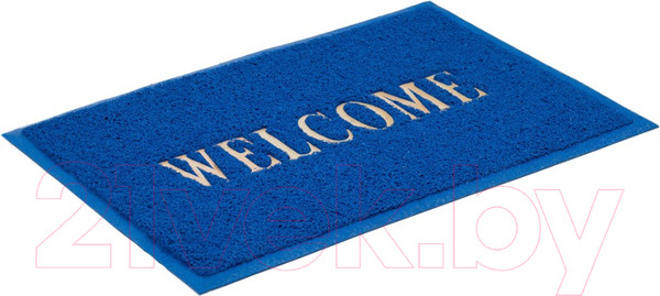 Изображение товара Коврик грязезащитный SunStep Spongy Welcome 40x60 / 38-436 (синий)
