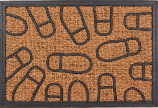 Изображение товара Коврик грязезащитный SunStep Следы 40x60 / 32-081