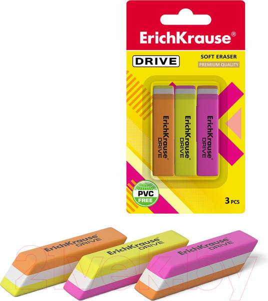 Изображение товара Набор ластиков Erich Krause Drive / 34647