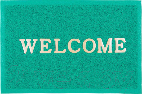 Изображение товара Коврик грязезащитный SunStep Spongy Welcome 50x80 / 38-445 (зеленый)