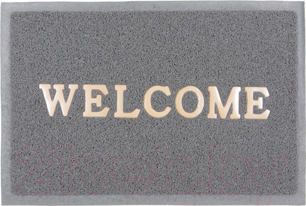 Изображение товара Коврик грязезащитный SunStep Spongy Welcome 60x90 / 38-451 (серый)