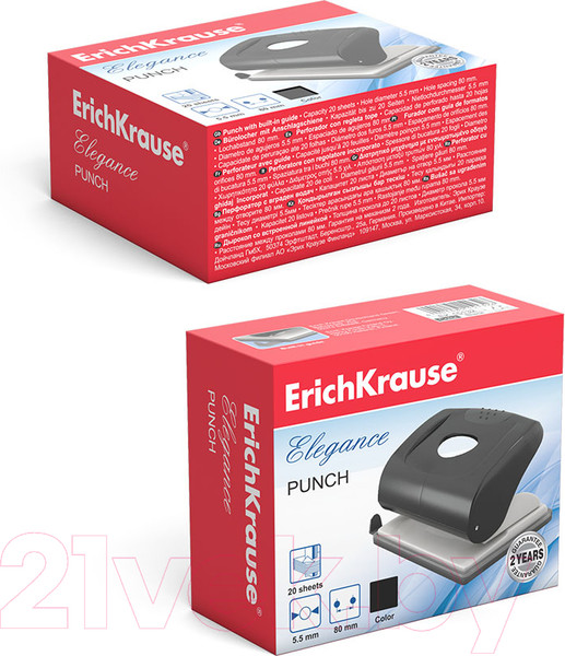 Изображение товара Дырокол Erich Krause Elegance / 15132