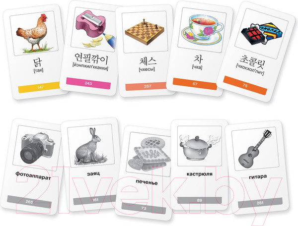 Изображение товара Развивающие карточки Айрис-пресс Мои первые корейские слова