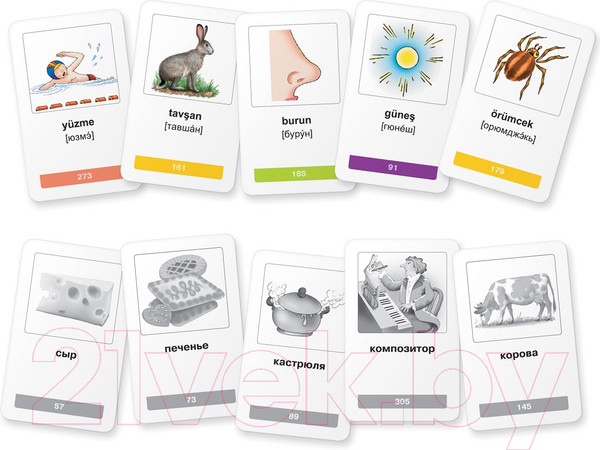 Изображение товара Развивающие карточки Айрис-пресс Мои первые турецкие слова