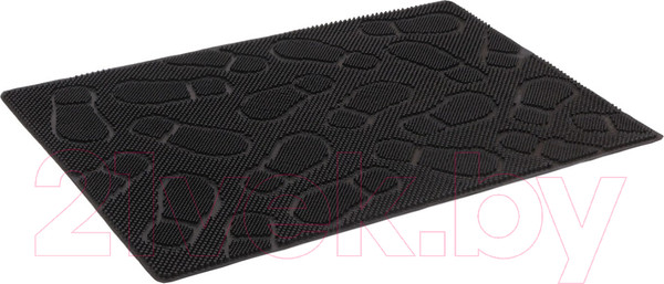 Изображение товара Коврик грязезащитный SunStep Следы 60x90 / 30-020 (черный)