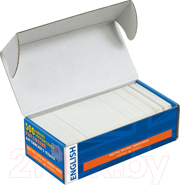 Изображение товара Развивающие карточки Айрис-пресс 500 наиболее употребительных выражений английского языка