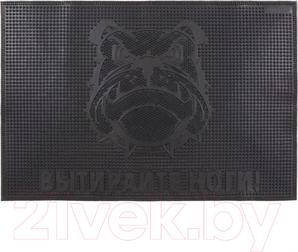 Изображение товара Коврик грязезащитный SunStep Вытирайте ноги! 40x60 / 31-035 (черный)