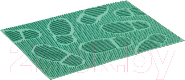 Изображение товара Коврик грязезащитный SunStep Следы 40x60 / 31-053 (зеленый)