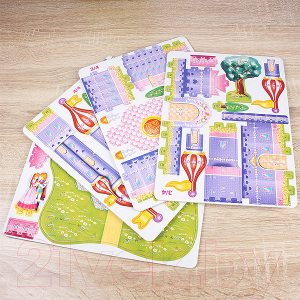 Изображение товара Кукольный домик Darvish Пурпурный дворец 589-H / DV-T-2180-H