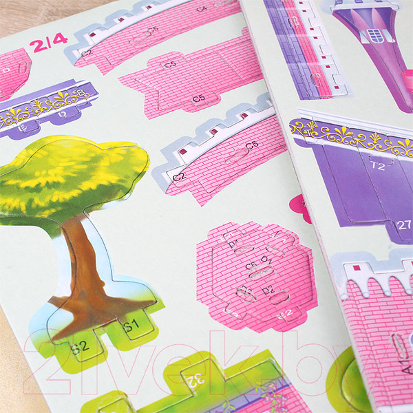 Изображение товара Кукольный домик Darvish Розовый дворец 589-F / DV-T-2180-F