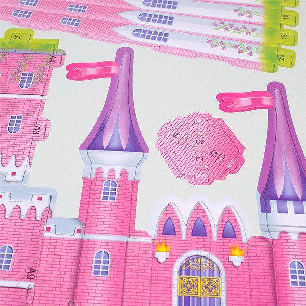 Изображение товара Кукольный домик Darvish Розовый дворец 589-F / DV-T-2180-F