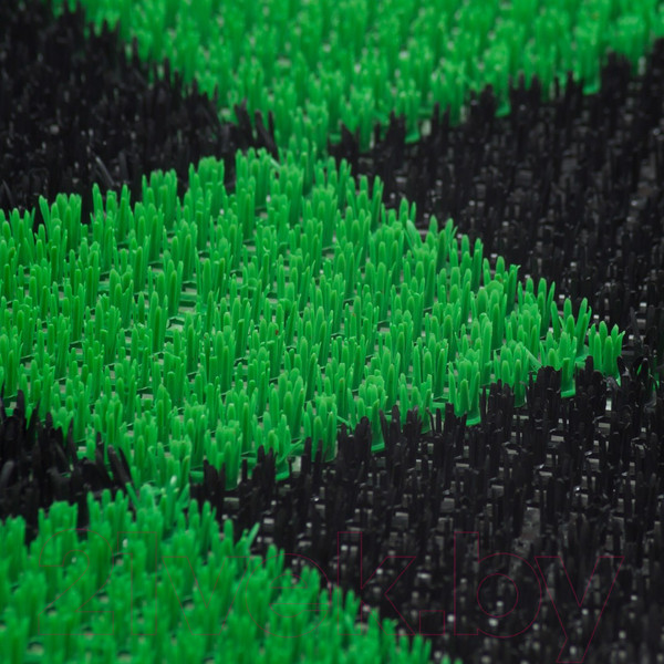 Изображение товара Коврик грязезащитный SunStep 42x56 / 71-002 (черный/зеленый)