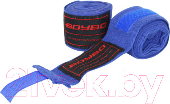 Изображение товара Боксерские бинты BoyBo Хлопок/эластан 4.5м (синий)