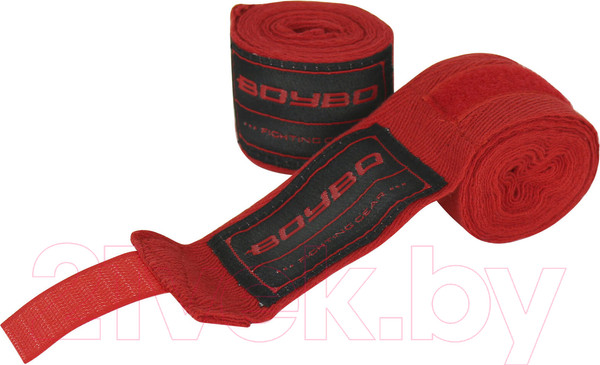 Изображение товара Боксерские бинты BoyBo Хлопок/эластан 4.5м (красный)