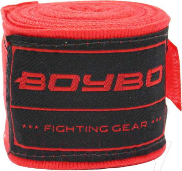 Изображение товара Боксерские бинты BoyBo Хлопок/эластан 4.5м (красный)