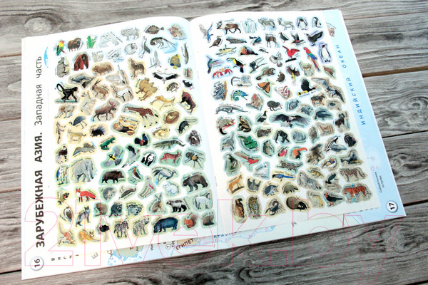 Изображение товара Атлас АСТ Мой первый атлас мира с наклейками