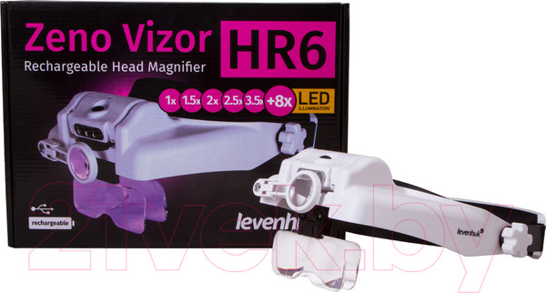Изображение товара Лупа-очки Levenhuk Zeno Vizor HR6 / 72615