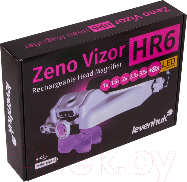 Изображение товара Лупа-очки Levenhuk Zeno Vizor HR6 / 72615