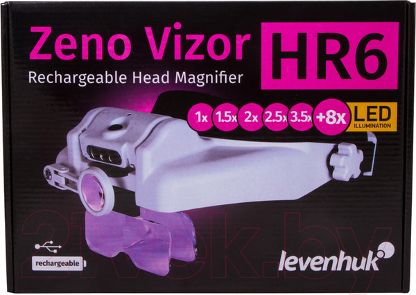 Изображение товара Лупа-очки Levenhuk Zeno Vizor HR6 / 72615