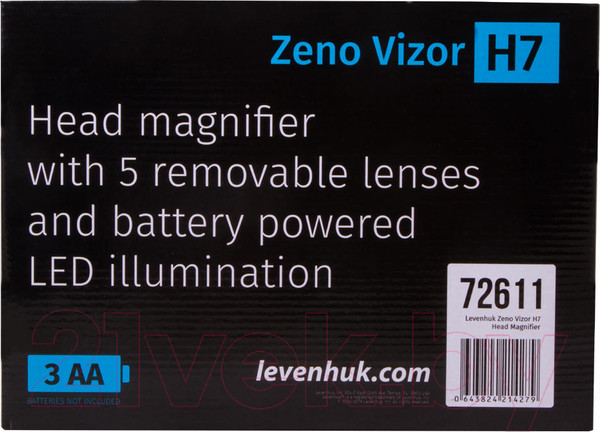 Изображение товара Лупа-очки Levenhuk Zeno Vizor H7 / 72611