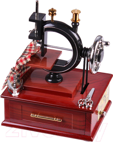 Изображение товара Музыкальная шкатулка Darvish Сувенир Швейная машинка / DV-H-1047