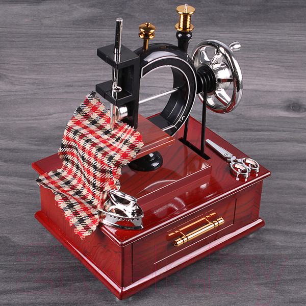 Изображение товара Музыкальная шкатулка Darvish Сувенир Швейная машинка / DV-H-1047
