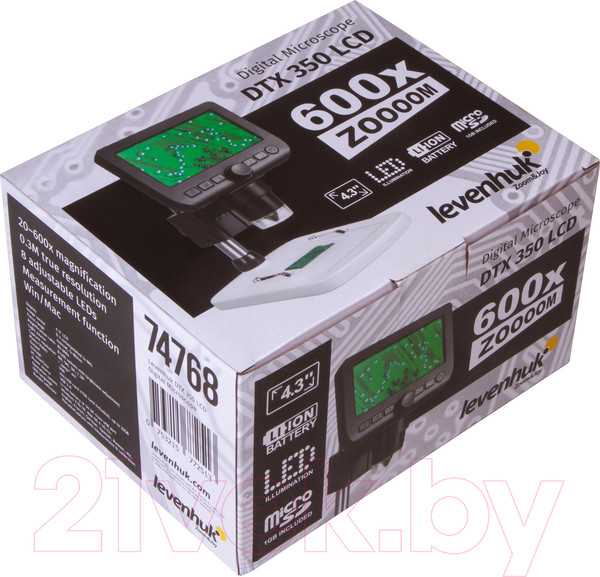 Изображение товара Микроскоп цифровой Levenhuk DTX 350 LCD / 74768
