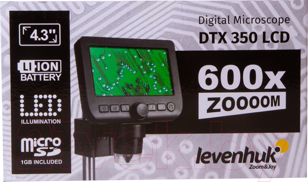 Изображение товара Микроскоп цифровой Levenhuk DTX 350 LCD / 74768