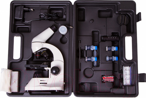 Изображение товара Микроскоп оптический Levenhuk Rainbow 50L / 69046 (Moonstone)