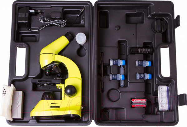 Изображение товара Микроскоп оптический Levenhuk Rainbow 50L / 69049 (Lime)