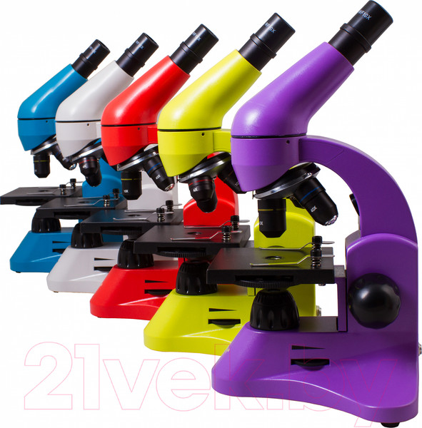 Изображение товара Микроскоп оптический Levenhuk Rainbow 50L / 69046 (Moonstone)