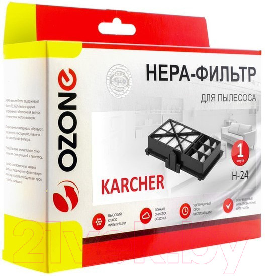 Изображение товара Фильтр для пылесоса OZONE H-24