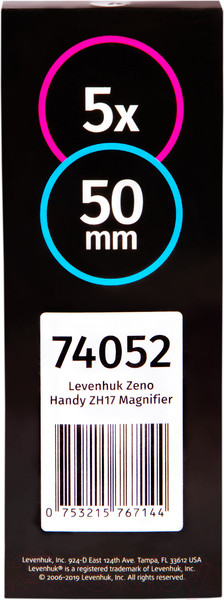 Изображение товара Лупа ручная Levenhuk Zeno Handy ZH17 / 74052