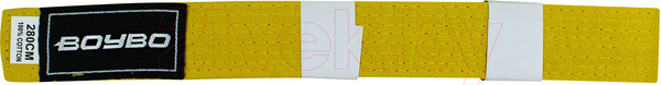 Изображение товара Пояс для кимоно BoyBo Желтый (280см)