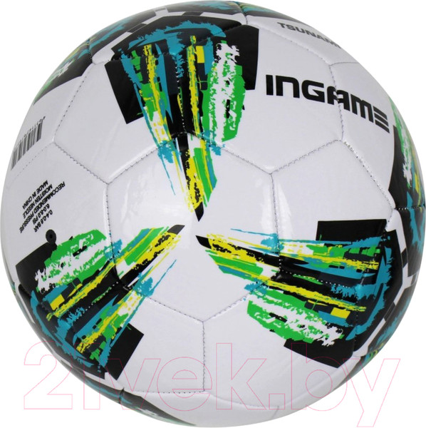 Изображение товара Футбольный мяч Ingame Tsunami 2020 (размер 5, зеленый)