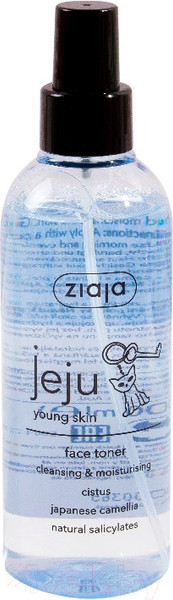 Изображение товара Тоник для лица Ziaja Jeju Young Skin очищающий и увлажняющий (200мл)