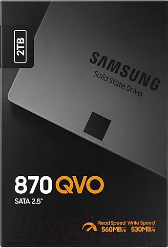 Изображение товара SSD диск Samsung 870 QVO 2TB (MZ-77Q2T0BW)