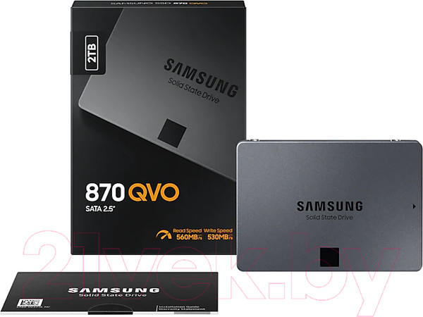 Изображение товара SSD диск Samsung 870 QVO 2TB (MZ-77Q2T0BW)