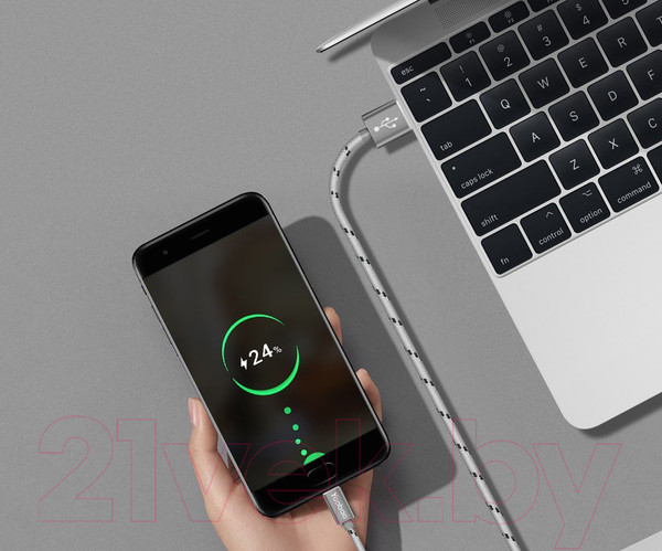 Изображение товара Кабель Yoobao Micro USB YB-423 (серый)