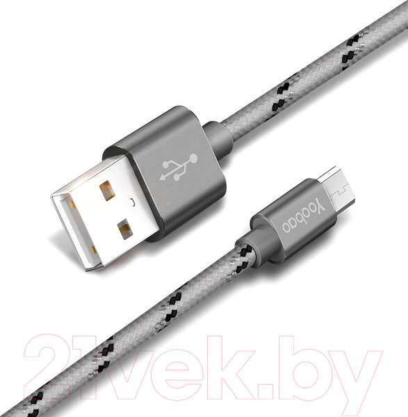 Изображение товара Кабель Yoobao Micro USB YB-423 (серый)