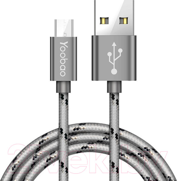 Изображение товара Кабель Yoobao Micro USB YB-423 (серый)